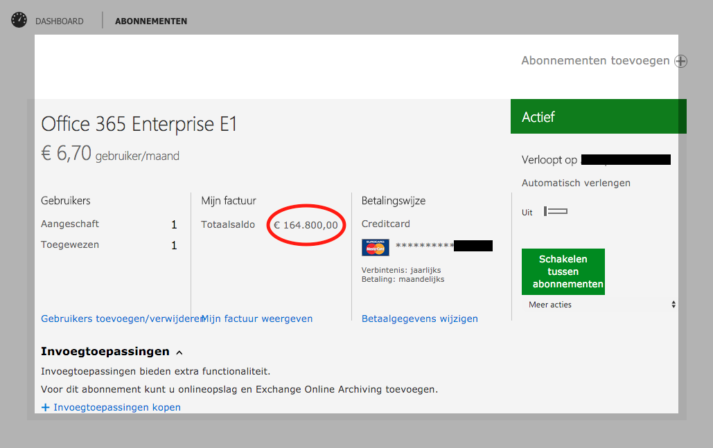Office 365 goedkoop? Niet volgens mijn laatste overzicht ! #office365 #azure