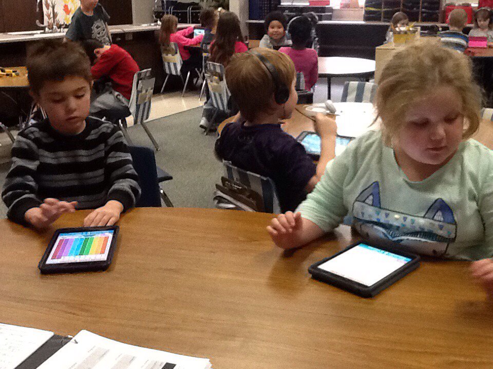 HESKaufman's tweet image. Using the counting board all to practice adding one to a given number #mathgroup