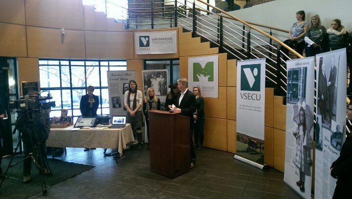 VBSR's tweet photo. Members working w/ members! @VSECU announces partnership w/ @milkmoneyvt to help Vermonters invest locally! #vsbo https://t.co/POncT7Zc3o