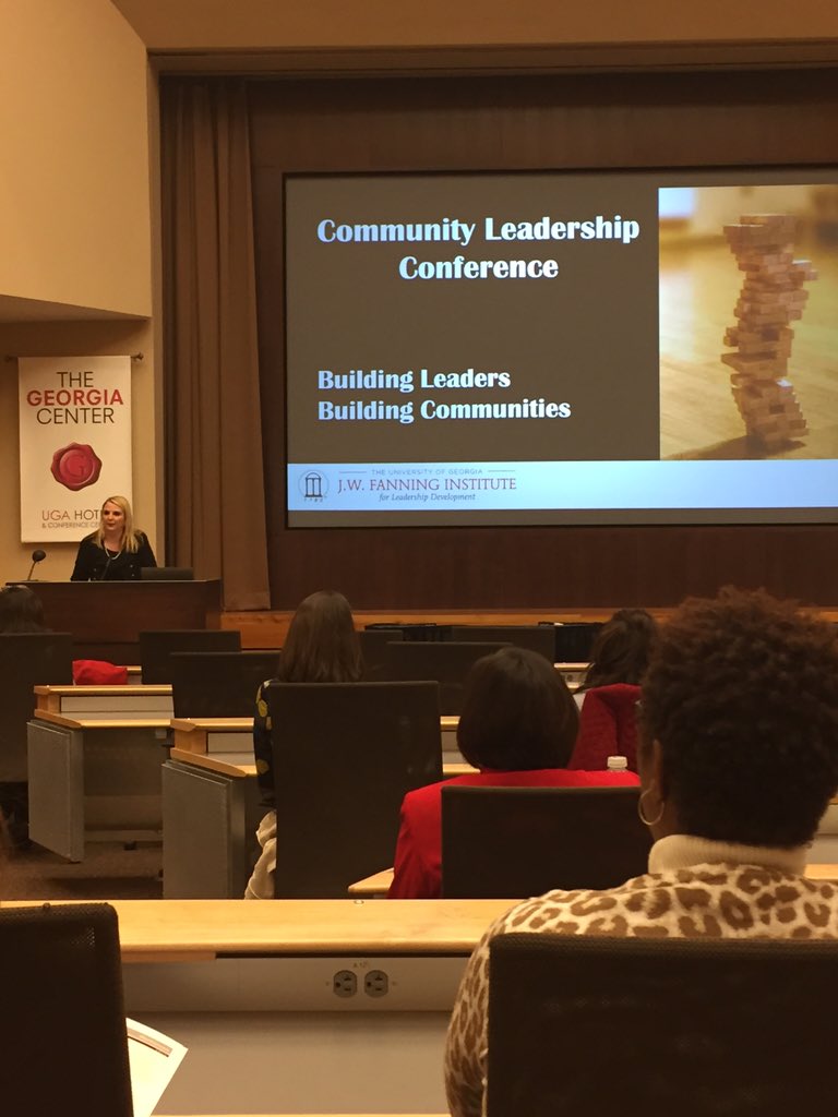 BaxleyChamber's tweet photo. Excited to hear about community leadership. Thank you #UGA #jwfanninginstitute https://t.co/uwrzU0MrFg