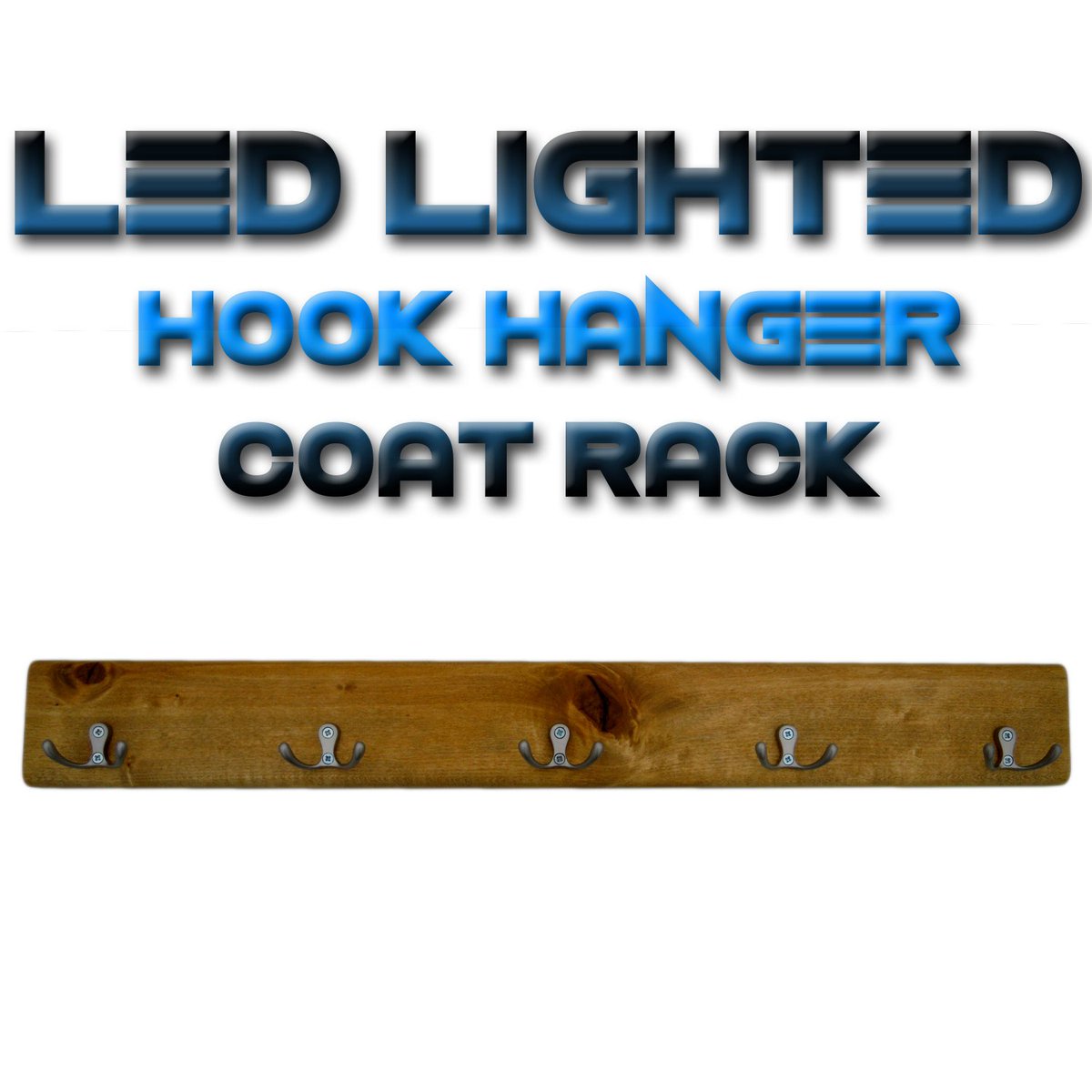 LEDinStone's tweet photo. LED lighted Hook Hanger Coat Rack &amp; double steel hooks. Lighting towe… https://t.co/LXrLGtZIzA #Etsy #LedLightedWall https://t.co/t1t6XWZ75v