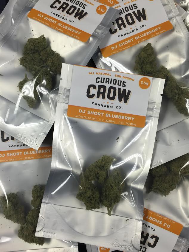 CuriousCrowCC's tweet photo. Fine #sungrown #DJShortBlueberry, #PurpleSourDiesel, and #Elephant now available @WR_Cannabis! Thanks, White Rabbit! https://t.co/YtMTZnlnnX