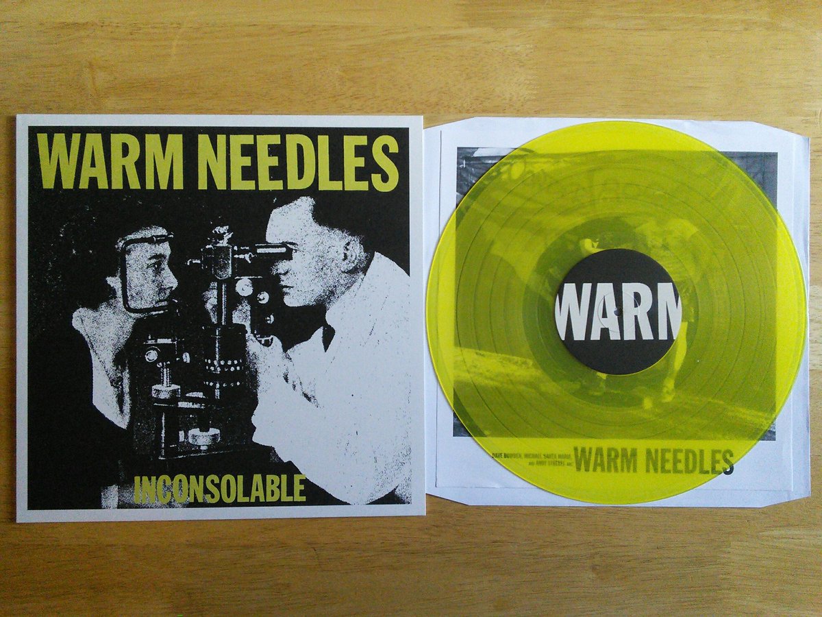 lastbeliever71's tweet photo. Love this album! #WarmNeedles #Inconsolable #punk #yellowvinyl #differentkitchenrecords @WARMNEEDLES @TOURVANRECORDS https://t.co/ScKMvz8eeA