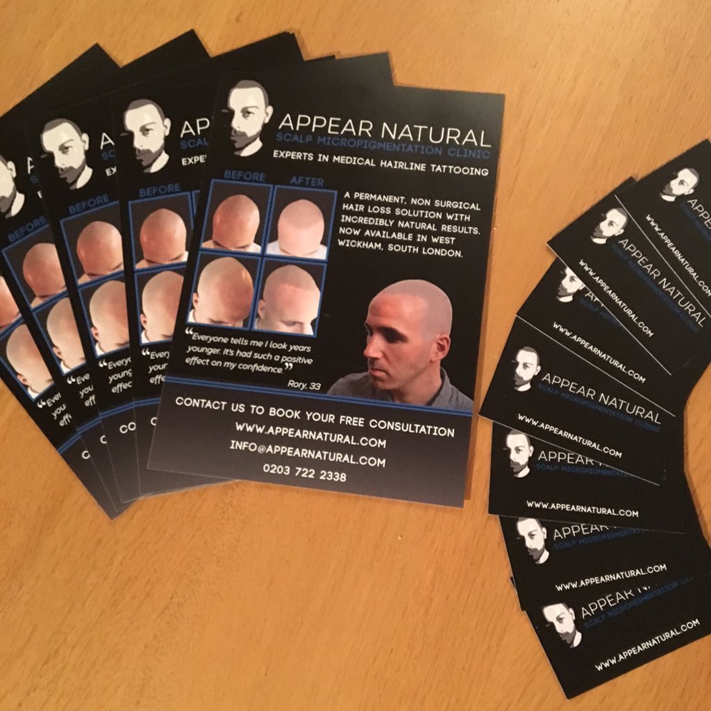 AppearN's tweet photo. Visit https://t.co/VcjJREWJ7i to learn about SMP #hairloss #balding #smp #bromleyfl #wowbromley #beckbromleyfl https://t.co/Ho4PIPjTcf