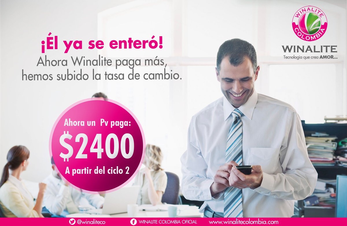 WINALITECO's tweet photo. Buenas noticias.  #WinaliteEvolucionamosParaTi #UnMundoUnEquipoUnSueño https://t.co/pkUTppzbNi