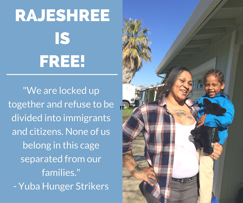 AsianLawCaucus's tweet photo. We did it! Rajeshree Roy is free: https://t.co/wehpypgWOb Tweet your support w/#FreeRajeshree &amp;we'll share it w/her! https://t.co/4Vecwpv7Eh