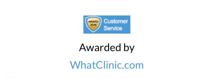 RGAesthetics's tweet photo. The clinic has won a @WhatClinic award 2016 for customer services. Well done to Clinic Co-Ordinators Andrea &amp; Becky https://t.co/brB2YxMQp6