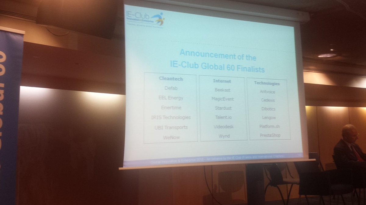 @eelenergy in the cleantech final but did not win. Just in the top 6. Not so bad!