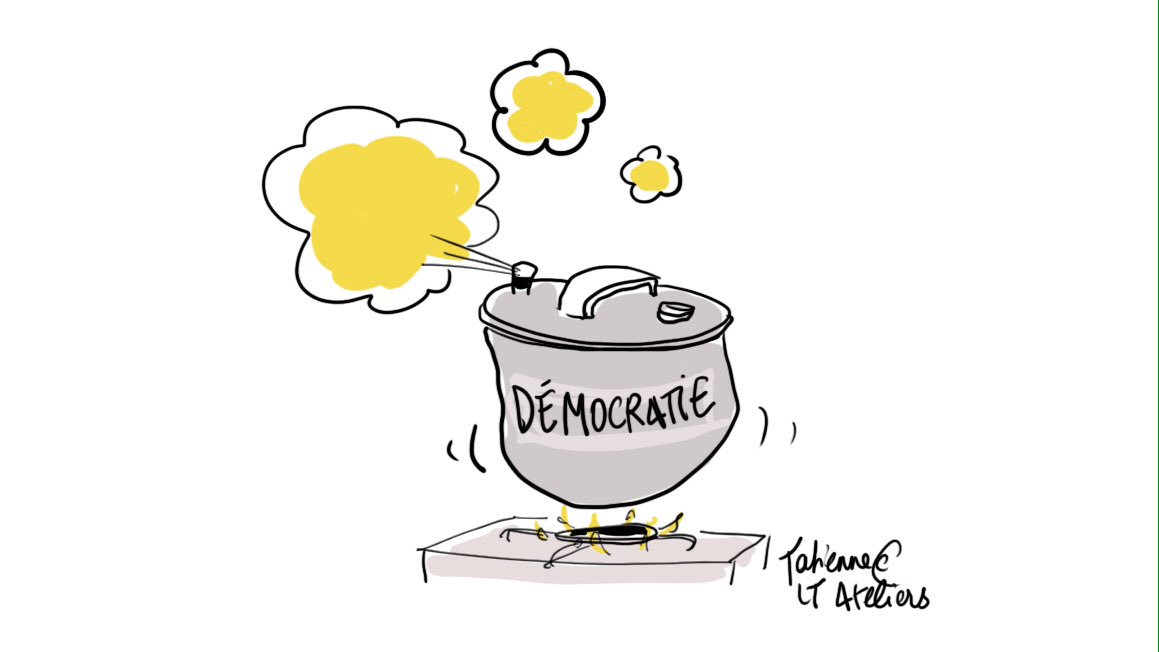 LTAteliers's tweet photo. "On est dans une émulation démocratique" @Voxe #upconf https://t.co/0PCtkaTgKU