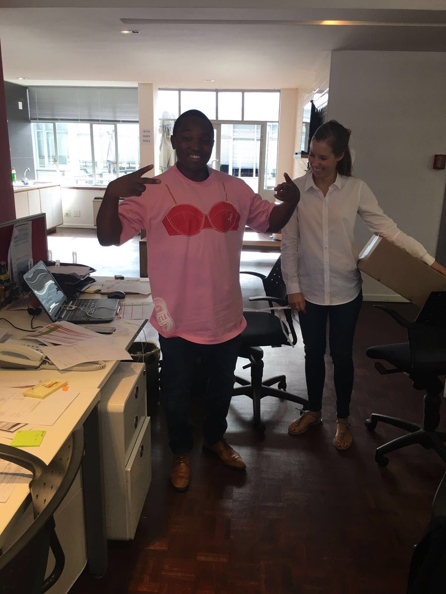 .<a href="/CastleLagerSA/">Castle Lager SA</a> we're ready to get our pink on this Friday with the #BraBrigade and <a href="/ThePinkDrive/">The Pink Drive</a>. Can't wait!