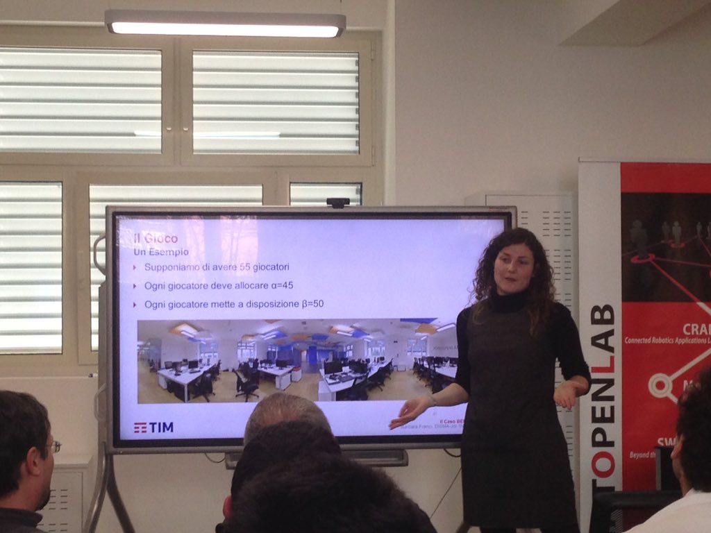 robertagianna's tweet photo. Barbara Franci PhD #jolswarm chiude la giornata #teoriadeigiochi https://t.co/1hSASuYtBc