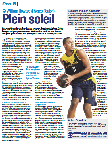 BasketHebdo's tweet photo. Le @HTVBasket donne beaucoup de confiance à un jeune français et ça paye, retrouvez William Howard @whow25 dans BH https://t.co/QbGsgt4Sf6