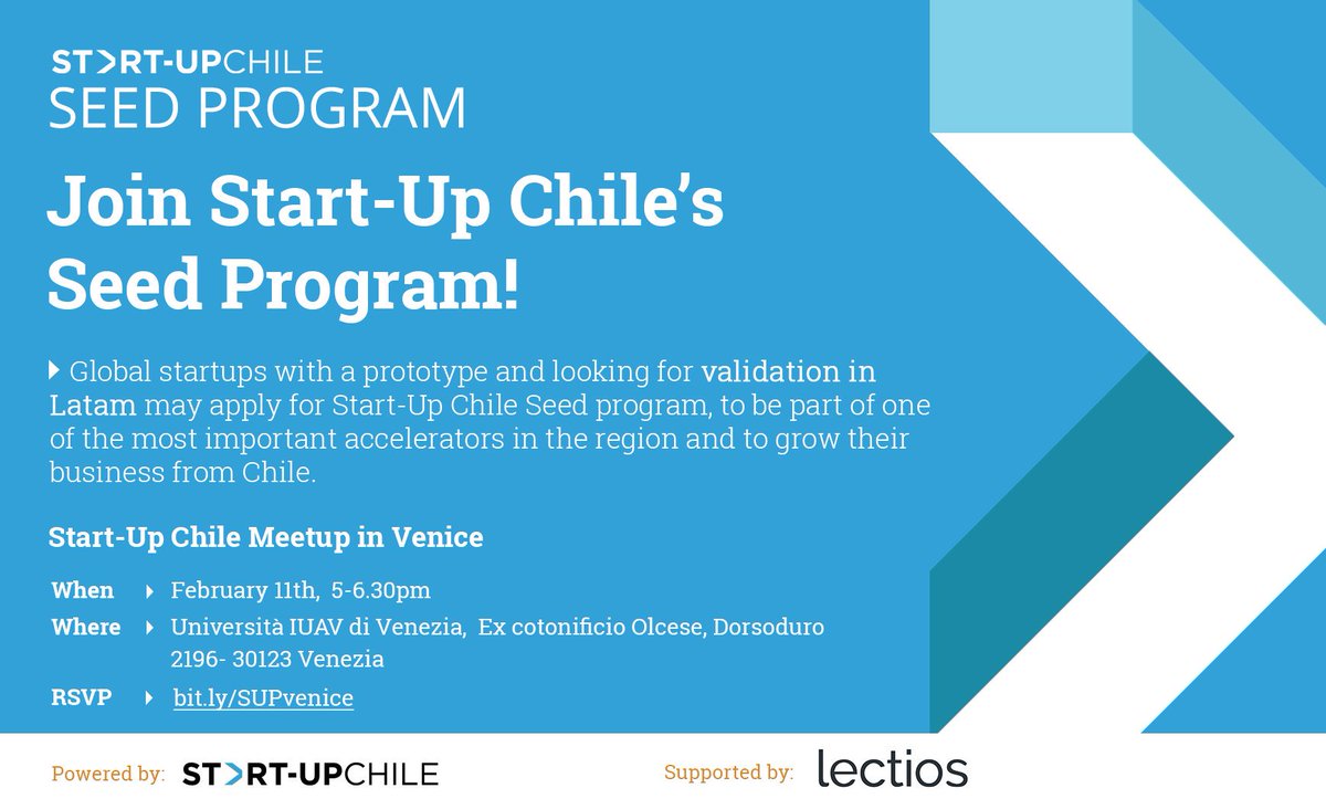 Frank_Pra_Levis's tweet photo. Venice! Come tomorrow to a #MeetUp with @startupchile in @iuav with the founders of @Lectios https://t.co/pDhr7933C5 https://t.co/SBpTKHuUrx