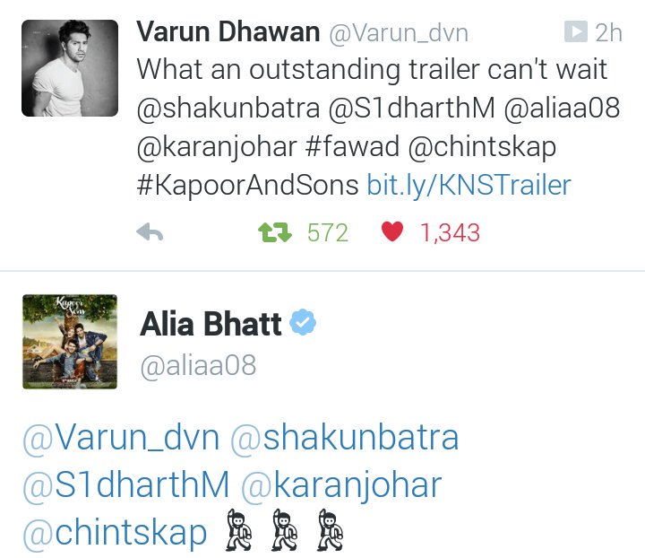 VWellwishers's tweet photo. This means the world to meeeeeee @Varun_dvn @aliaa08 https://t.co/9ajdWF4tBQ