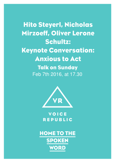 visionassembly's tweet photo. KeyConversation: Anxious to Act w/ Hito Steyerl +Nicholas Mirzoeff
@transmediale https://t.co/JvzDylJ8Z7 #postmedia https://t.co/U2SuWSUUe1