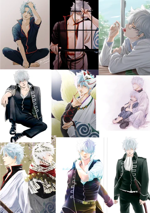 #繋がらなくていいから俺の坂田銀時を見てくれ
並べ方が汚いし、いっぱいありすぎて選べなかったんです… 