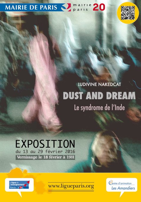 Vernissage de mon expo photo DUST AND DREAM le 18 février à 19h au Centre d'animation des Amandiers (Paris 20ème)