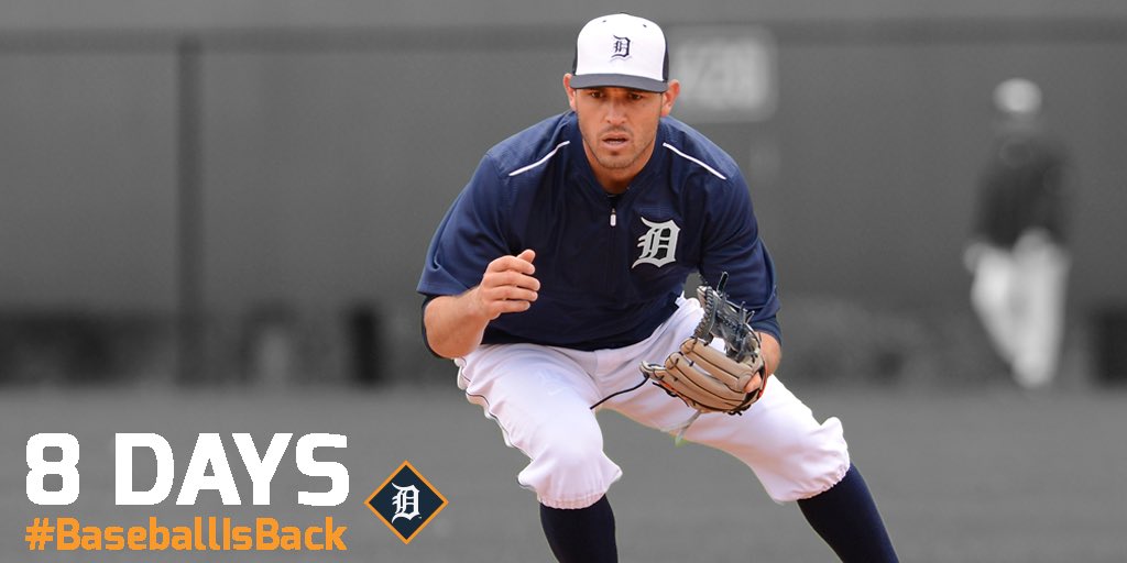 tigers's tweet photo. 8 days until #BaseballIsBack! 

⚾️☀️🌴 https://t.co/eVTjRH5zR8