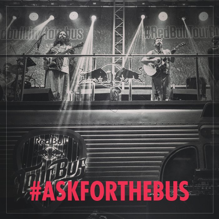 redbullindia's tweet photo. Just a few hours more to #AskForTheBus & get it to your college. Do your bit and vote now! https://t.co/WCXszN3Lnd https://t.co/V0dJUaFIK2