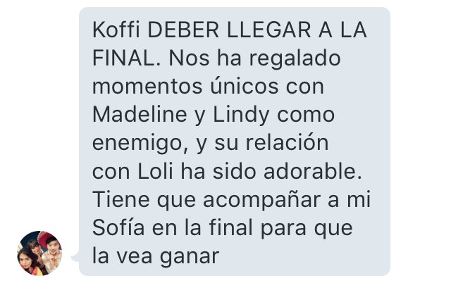 SimHermano8's tweet image. Por qué debe llegar a la final Koffi? Al no tener defensor, lo hace @ChanelComenta por voluntad