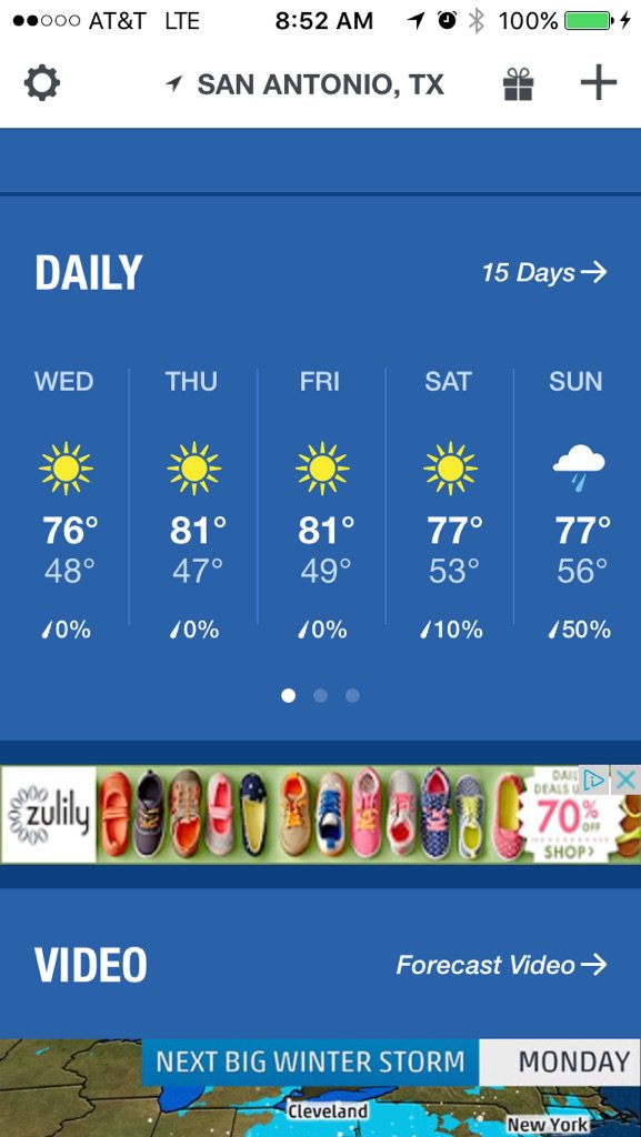 DeniseBarkhurst's tweet image. Gorgeous day in #sanantonio! High in the upper 70's. Sunny, clear! #perfectFebruary