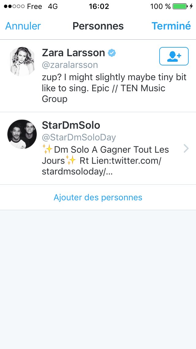 beginningtrades's tweet photo. 💕Rt et follow @drugoftamburini pour gagner un dm avec Zara Larson💕
💕tirage a ses 480💕 https://t.co/tCvejyPaTD