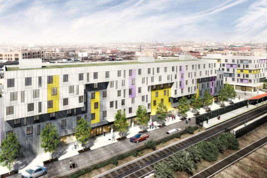 inhabitat's tweet image. Gluck+’s Van Sinderen Plaza will bring 130 affordable apartments to East New York bit.ly/1o2UVaK