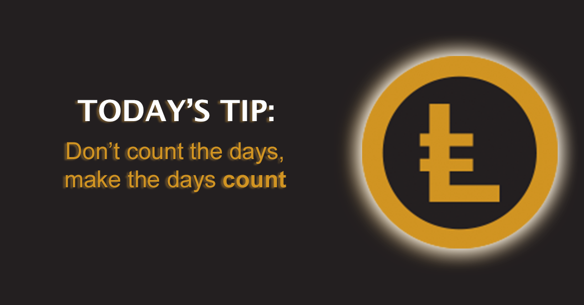 LEOcoinORG's tweet photo. Today's tip: Make the most of each day #entrepreneur #leadership #LEO #LEO247 https://t.co/LavksDWNOK