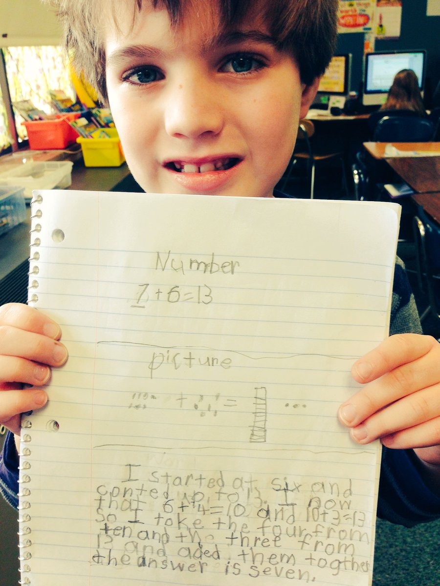 KatieKibler1's tweet photo. Great math explanation using pictures, numbers and words @avy24kibler1 #devisechoice #mathwords #mathematicians https://t.co/DcFjzoLtUJ