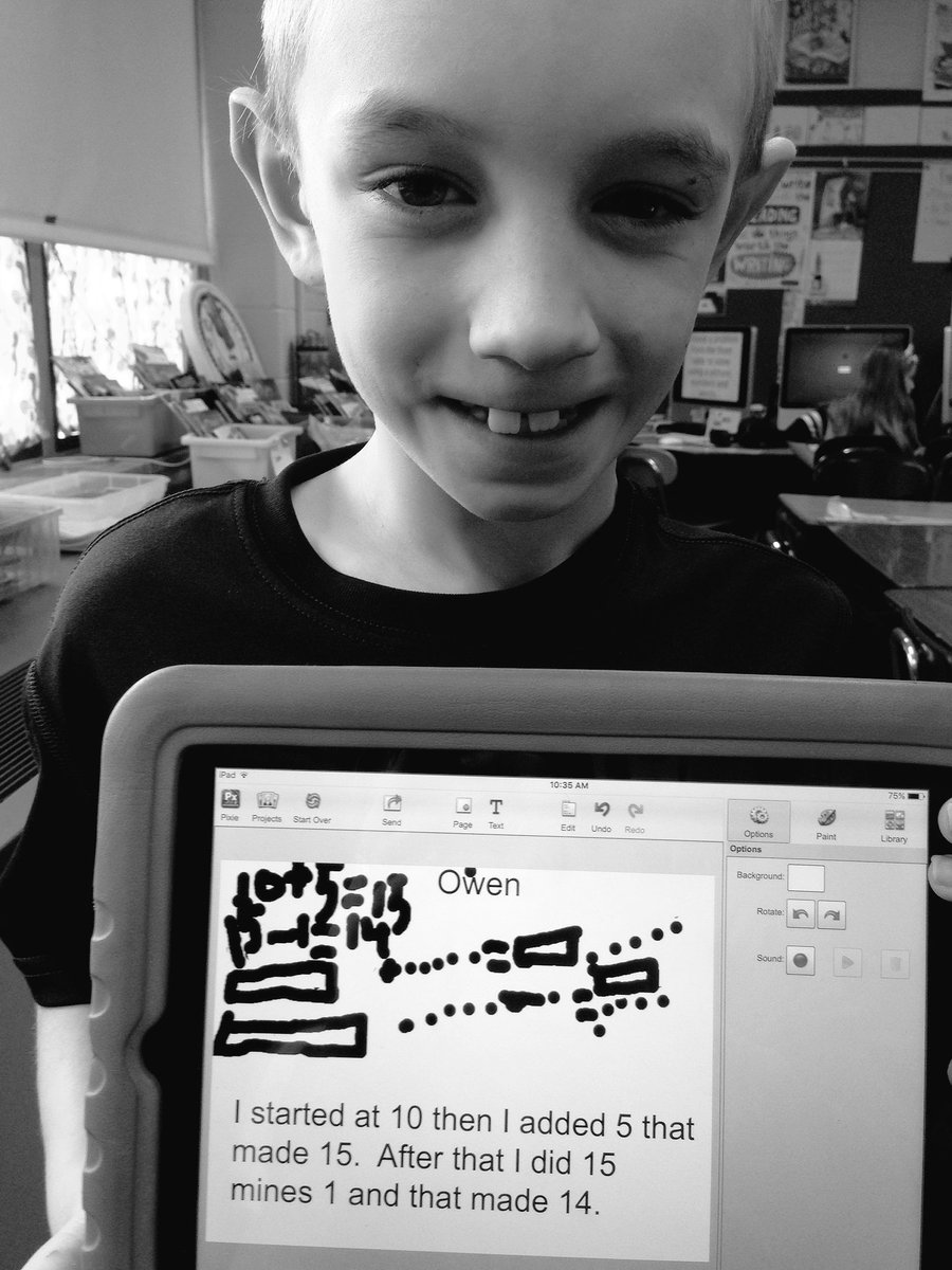 KatieKibler1's tweet photo. Great math explanation using pictures, numbers and words @avy24kibler1 #devisechoice #mathwords #mathematicians https://t.co/DcFjzoLtUJ