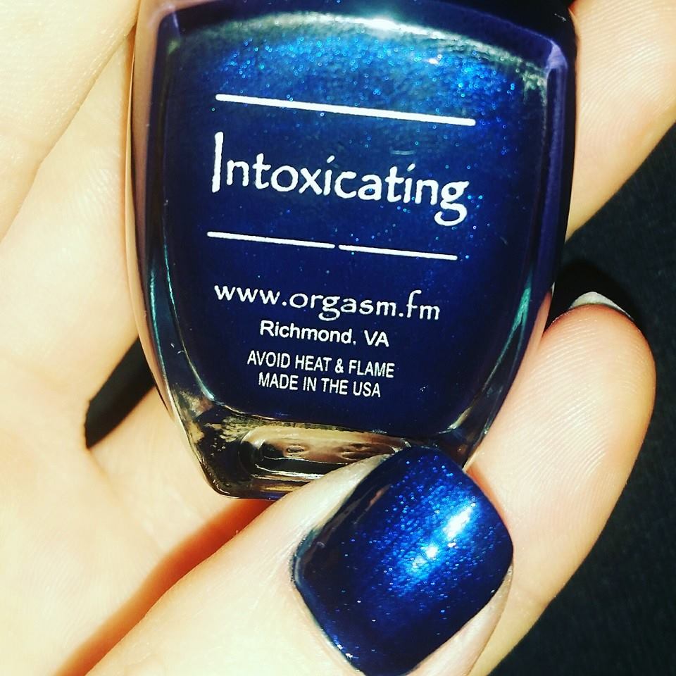 Orgasm_Cosmtcs's tweet image. Do you want to try our &quot;Color of the week?&quot; #Intoxicating #OrgasmCosmetics #Blue #Nails