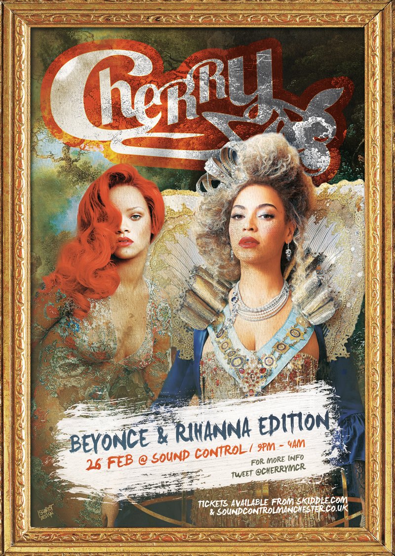 Finally we have our best poster ever #Beyonce #Rihanna