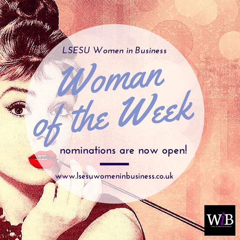 Has someone inspired you? Nominate her as our Woman of the Week! 

tinyurl.com/womanoftheweek