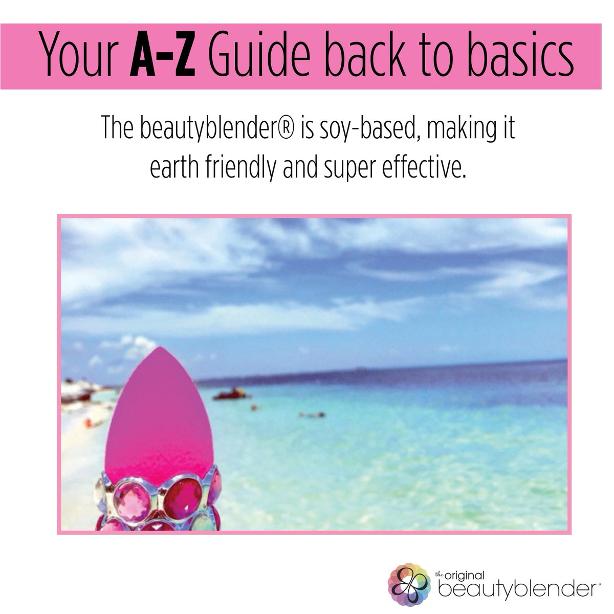 SaBeautyblender's tweet image. The beautyblender® is soy-based, making it earth friendly and super effective. #BlenderBasics #beautyblender