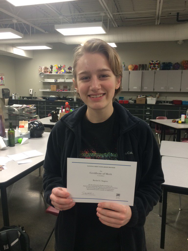 ReneeTrotier's tweet photo. Congratulations to Elizabeth Bundschuh and Rachel Stagner, National Merit FINALISTS! https://t.co/dDTugFZdh5