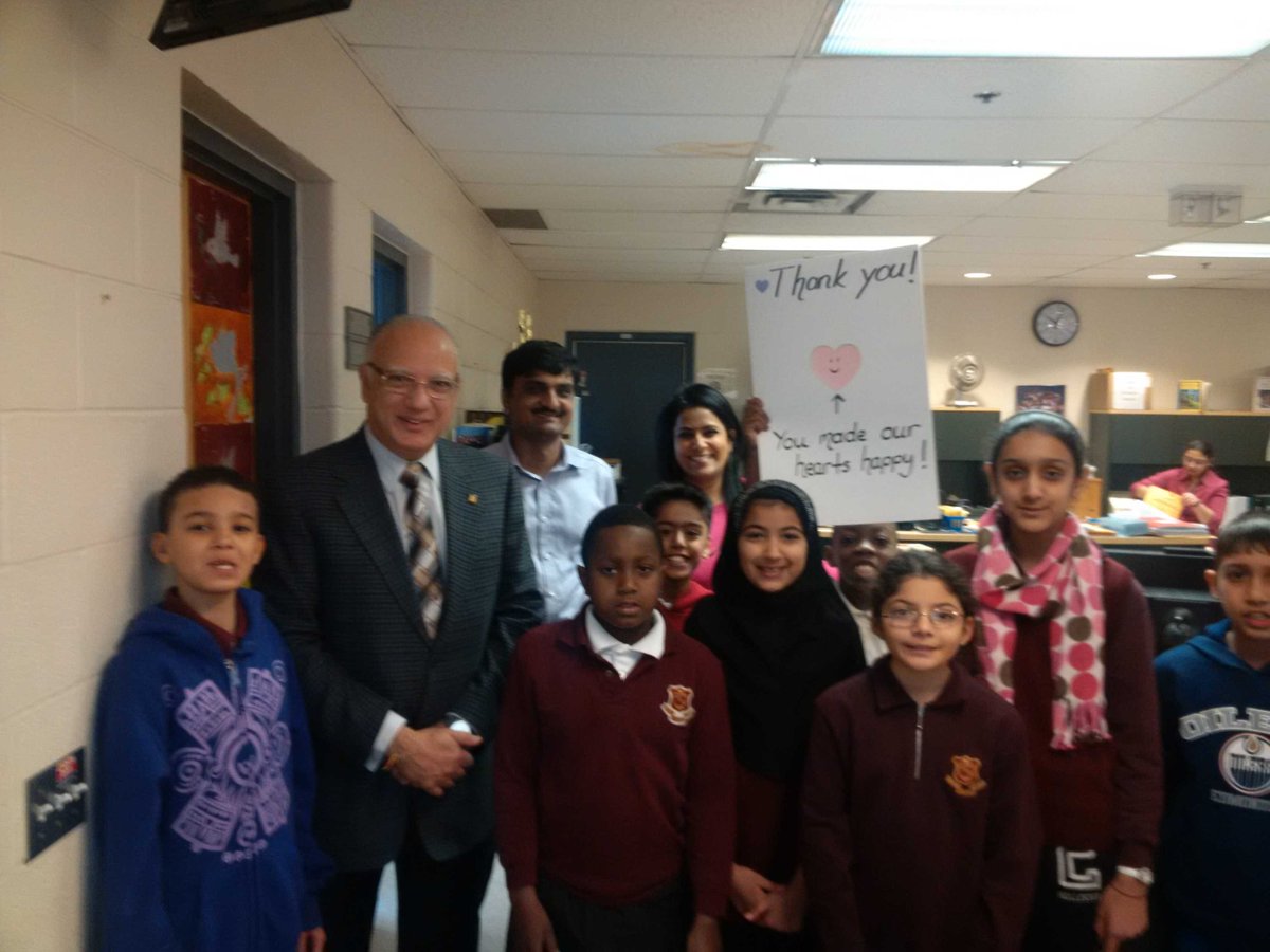 Deputy Mayor Crisanti was given a thank you card from Mrs.Cocca's class for our No Dumping Sign.