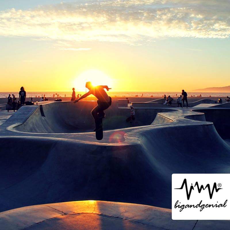 Sólo se trata de eso...de vivir 😌 #bigandgenial #skaterboard #live