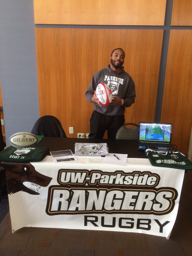 UWParksideRugby's tweet photo. Join us today for the Org fair in the Ballroom from 10:30am-1:30pm!  #RangerRugby https://t.co/GivxqVQNok