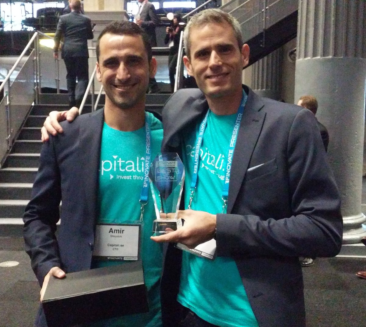 Finovate We did it!!! Capitalise just won Best Of Show!