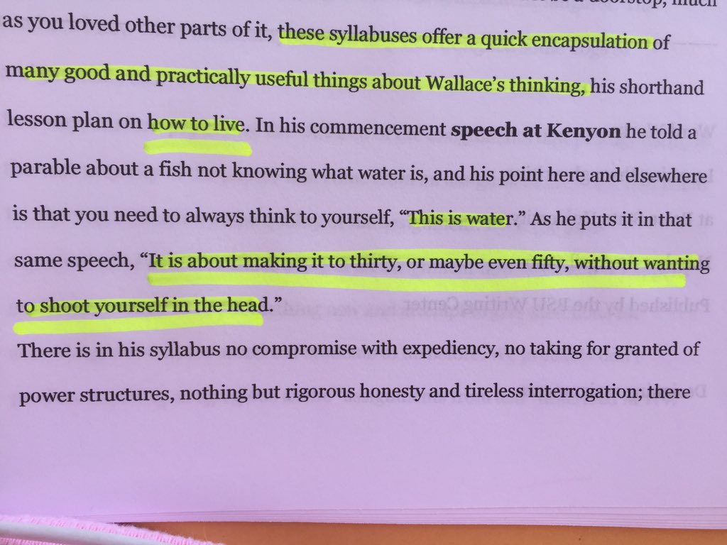 hollyhugs's tweet image. David Foster Wallace has the secret to success. #pedagogy #learningtoteach