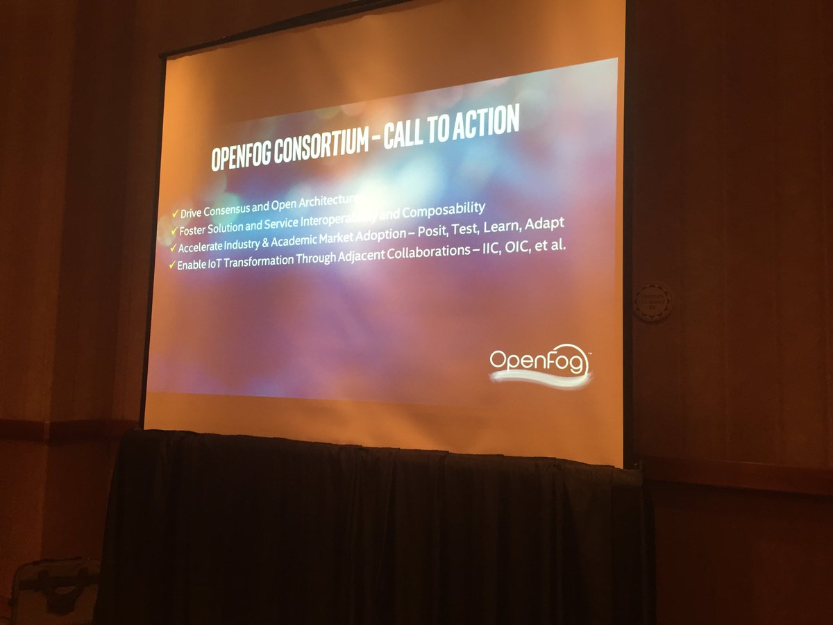 ADLINK_IoT's tweet image. Call to Action at inaugural @OpenFog Meeting #Fogcomputing #OpenFog
