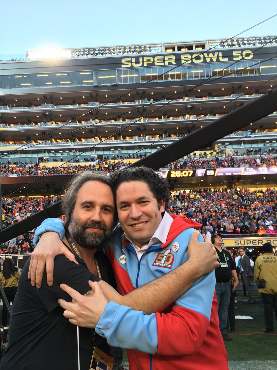 Coldplay (@coldplay) on Twitter photo Thank you @rossidavide for scoring/arranging TWO orchestras <a href="/GustavoDudamel/">Gustavo Dudamel</a> for conducting #YOLA #legendsofsuperbowl Thank you @rossidavide for scoring/arranging TWO orchestras <a href="/GustavoDudamel/">Gustavo Dudamel</a> for conducting #YOLA #legendsofsuperbowl