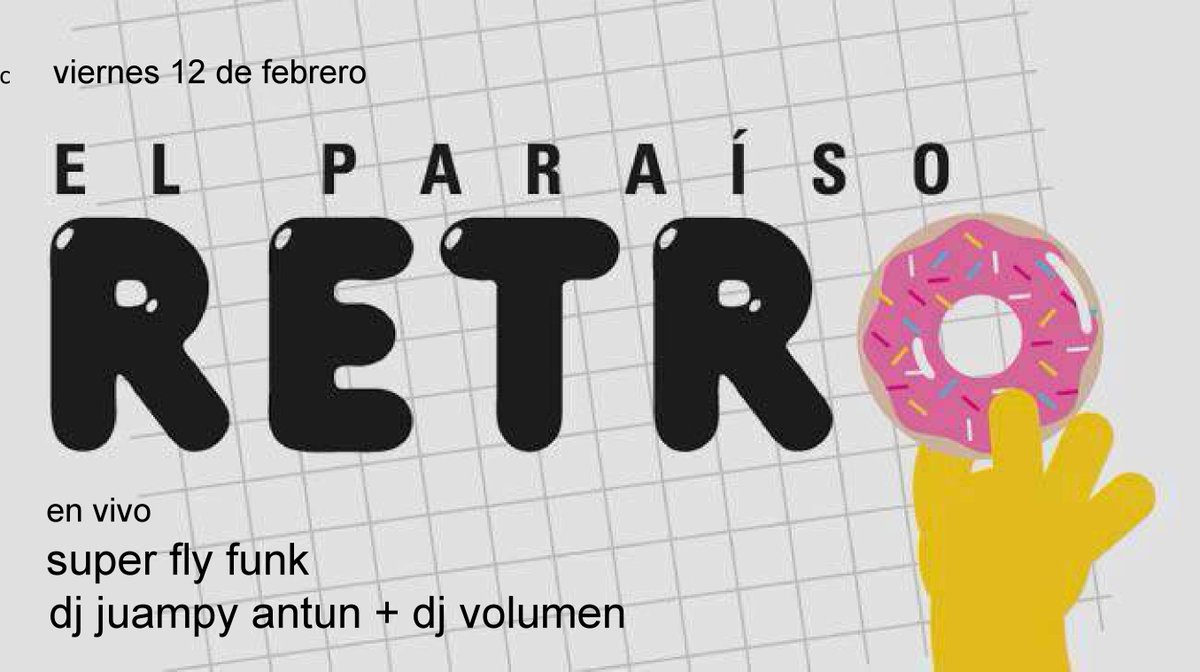 ElParaisoRetro's tweet photo. 12/2 @casaBabylonclub 
@ElParaisoRetro SUPERFLY en vivo FUNK 70
DJ @juampyantun + DJ VOLUMEN
AL PARAISO VAMOS TODOS! https://t.co/Kxxf0L6bGq