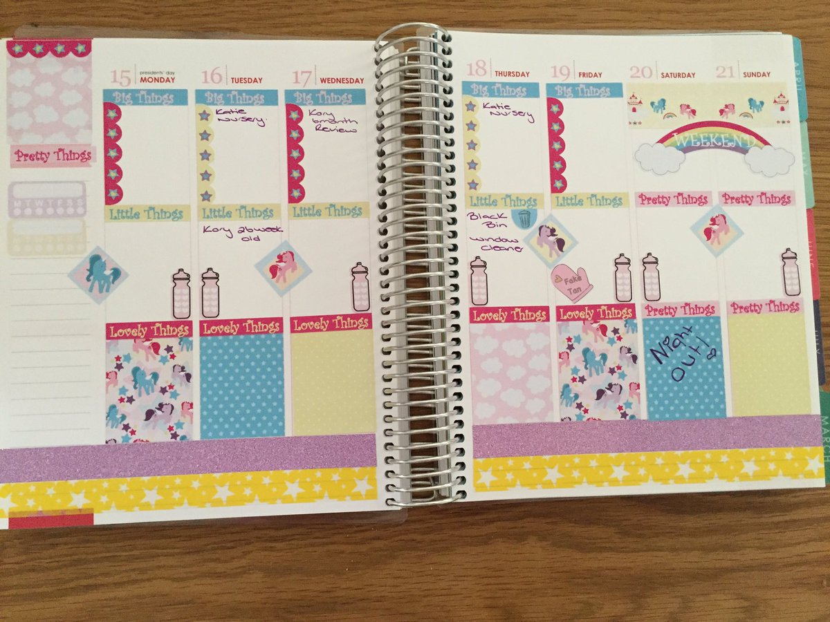 onlymecaralee's tweet photo. Unicorn set now in my etsy store #planneraddict #erincondren #ukplanner https://t.co/4neQT90RxM