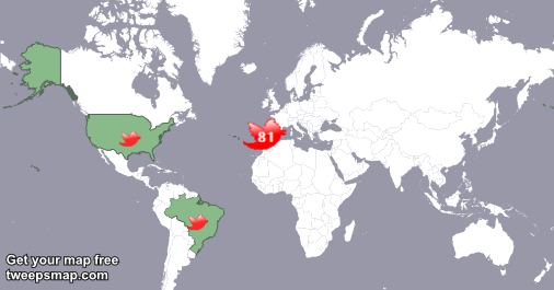 Kraiuu's tweet photo. My followers live in Portugal (78%), Brazil(9%)... Get your free map: https://t.co/luJnniDwIO https://t.co/LrfHW241Hm