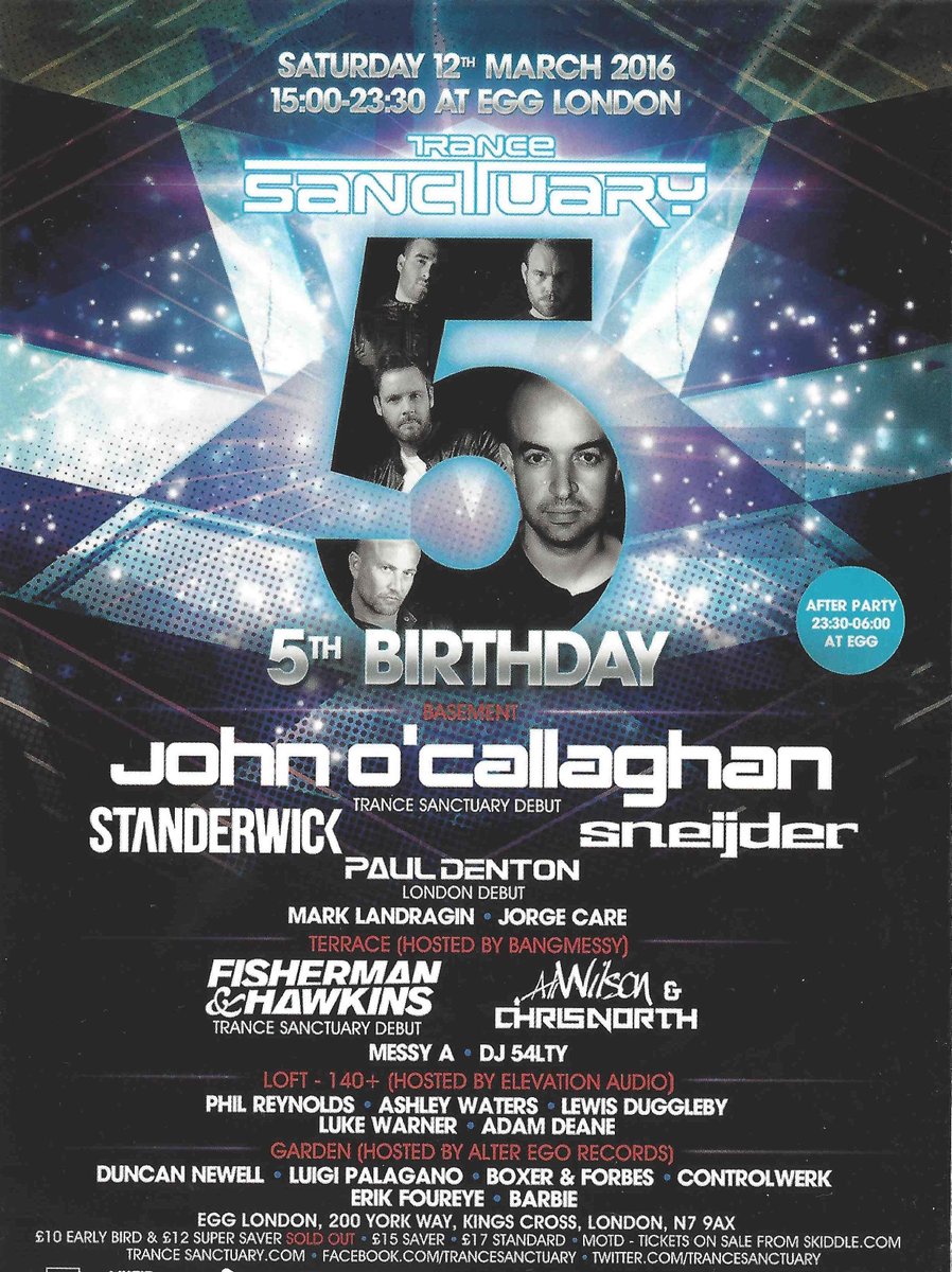 flyingsquadclub's tweet photo. 12 March @TranceSanctuary @Egg_Club_London @JOCofficial @Ianstanderwick @SneijderMusic @DjPaulDenton + many more https://t.co/QqAg9FvdoG