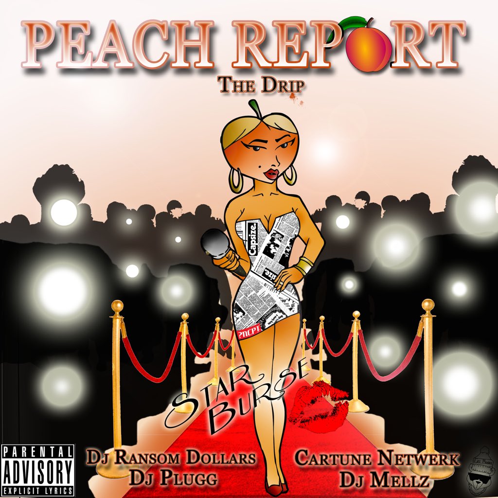 DJmellz_'s tweet photo. NEW! @StarburseBerry #PeachReport (The Drip) :: #GetItLIVE! https://t.co/QOfyPKhZrc @IndyTapes @DJmellz1017 @DJPlugg https://t.co/dZs8pbvVtu