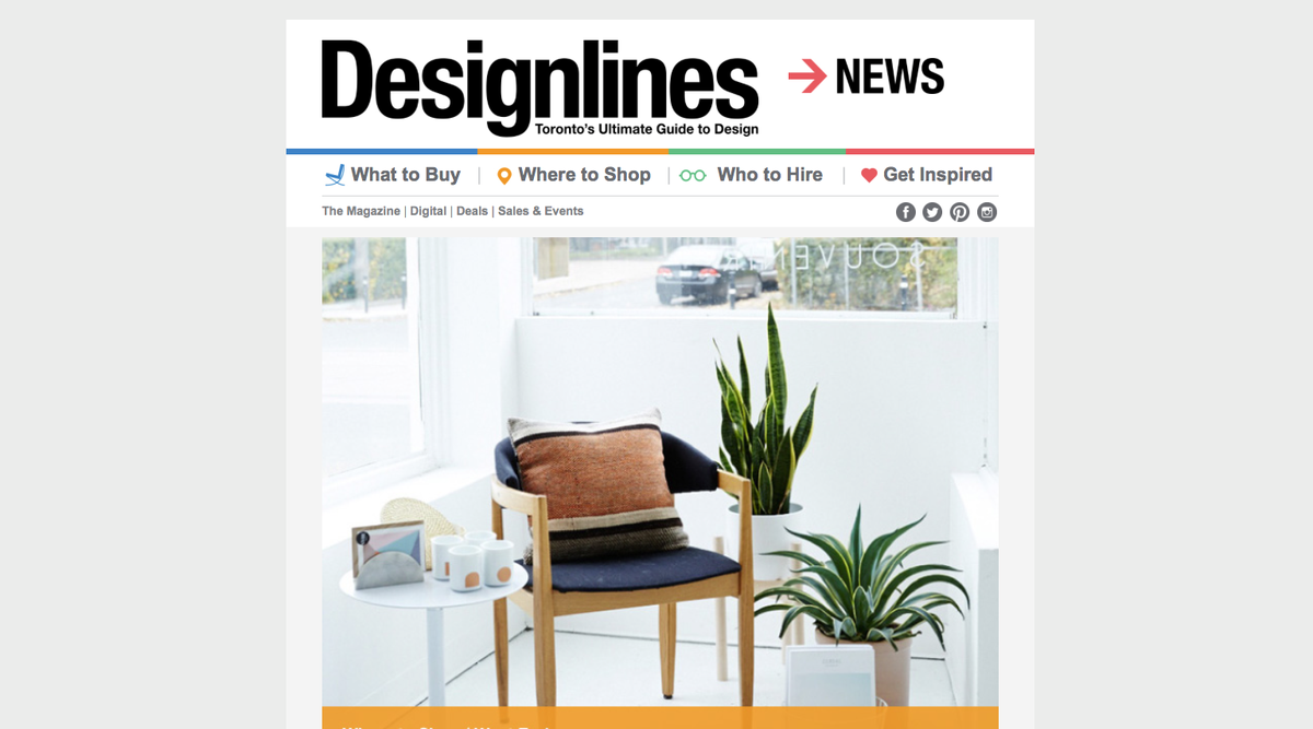 DesignlinesMag's tweet photo. This week’s newsletter: A treasure-filled shop, a dazzling mural &amp; lovey-dovery wallpaper. https://t.co/OVgfwfZnM2 https://t.co/JXpgKMfzta