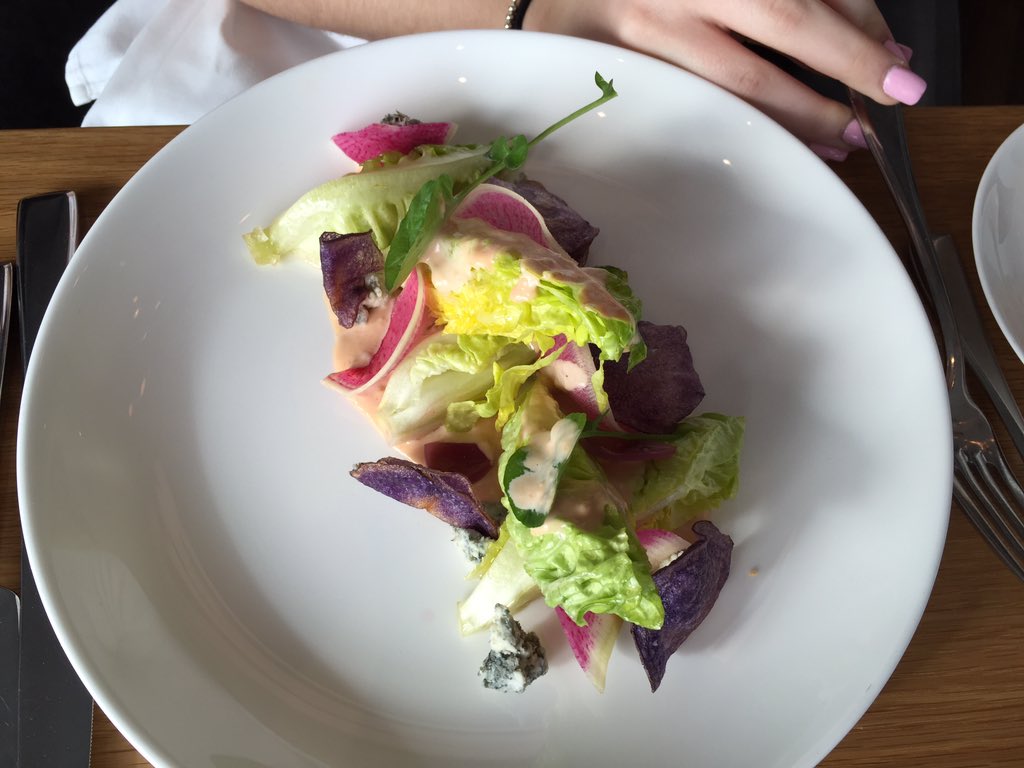 dafniiconpet's tweet photo. Work of Art and Delicious too! Baby Gem Salad at the fabulous Canoe. #OBlicious #LiciousTO https://t.co/2zPUMz1zP0