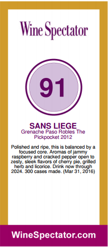ClassiqueWines's tweet image. Why not pick up this beauty for #WineWednesday? @sansliege &apos;12 The Offering - #91points from @WineSpectator!